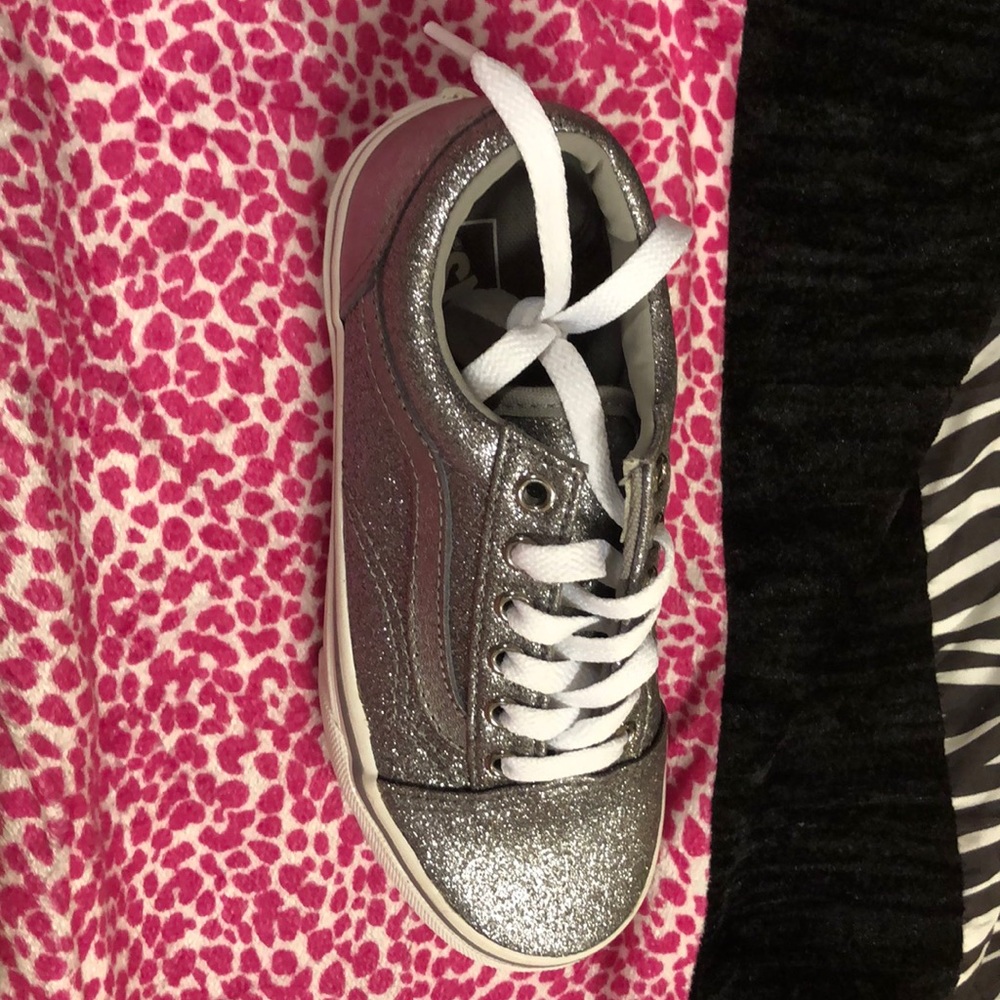 Girls glitter vans